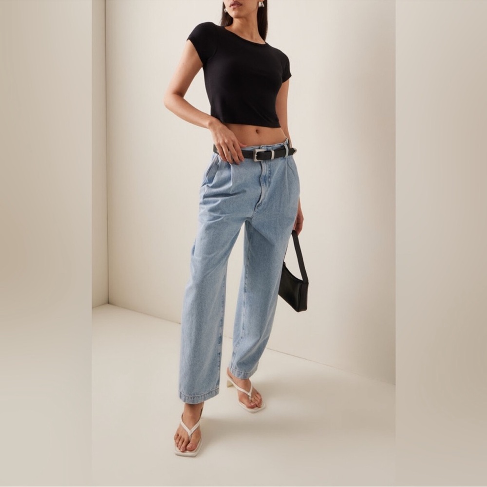 Agolde Light Blue High-Rise Relaxed Jeans